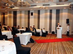 Ajay Singh Chauhan- CEO Spectrum Group, Addressing the audience (2)
