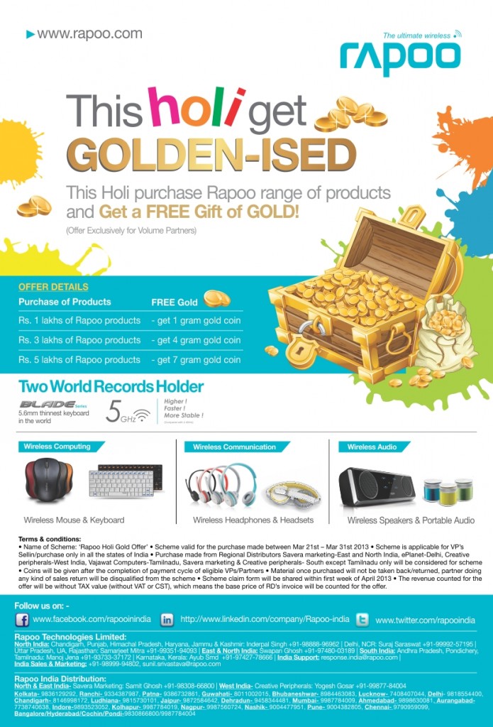 Gold offer