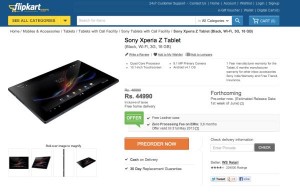 sony xperia tablet z 1
