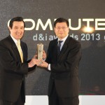ASUS CEO Jerry Shen Receives the Computex d&i Award from Taiwanese President Ma Ying-jeou