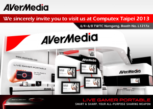 AVerMedia_Computex 2013 Invitation