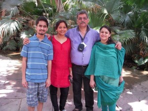 Mr. Rajan Mathur, Director, TMS Electronics Pvt. Ltd. with his family