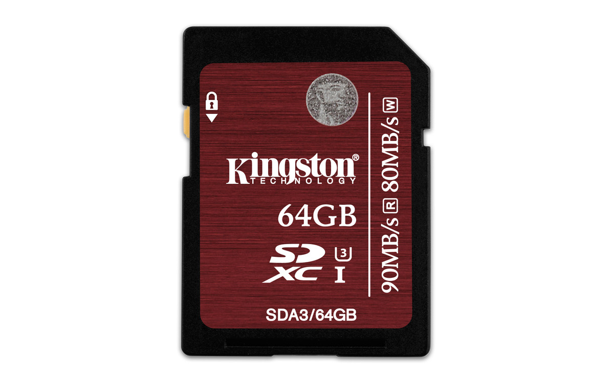 Product Photo_Kingston SDXC_UHS-I_U3_64GB