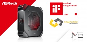 ASRock M8 is honored with iF and COMPUTEX awards
