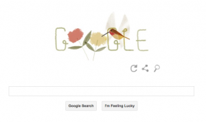 google doodle rufous hummingbird earth day 2014