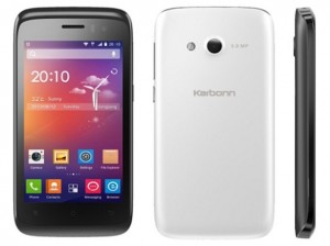 karbonn titanium s1 plus front back side saholic