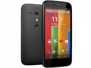moto g black front back official