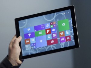 microsoft surface pro 3 holding screen