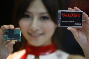 sandisk memory card logo girl