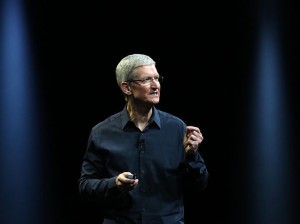 Apple CEO Tim Cook delivers his keynote address at the World Wide developers conference in San Francisco