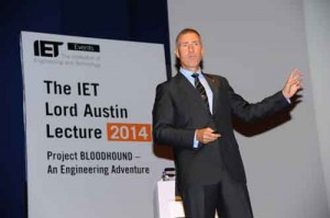 Wing Commander Andy Green Delivers the IET Lord Austin Lecture 2014