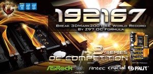 New 3DMark2001 SE World Record by ASRock Z97 OC Formula