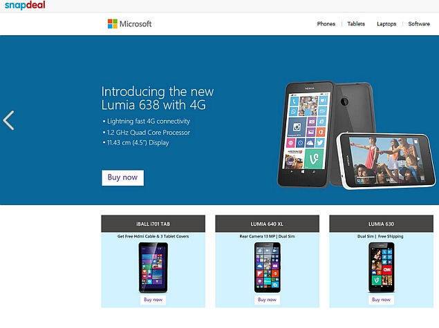 microsoft online store snapdeal