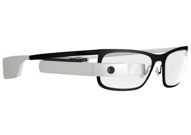 google glass side view