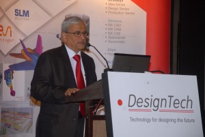 Mr Vikas Khanvelkar - MD- DesignTech Systems speaking at DesignTech Technology Day event
