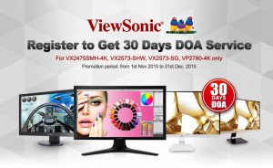 ViewSonic 30 Days DOA Service