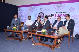 A panel discussion during NexTV Summit-New Delhi