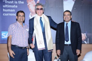 L-R - Prof. Subhasis Chaudhuri (Acting Director, IIT-B), Mr. Bill McDerm...