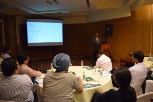 Ajay Kumar Joshi Director, Channel Sales, Kaspersky Lab addressing the partner meet