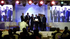 Team Fundu receiving the award