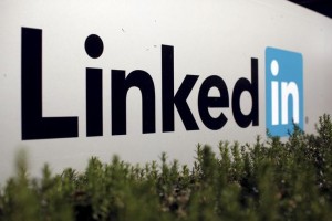 The logo for LinkedIn Corporation is shown in Mountain View, California