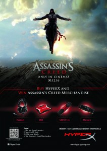 Assasin Creed Poster Size - A3 14-12 ctc
