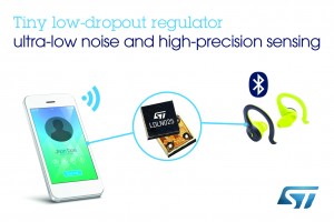 Tiny LDOs from STMicroelectronics Deliver Class-Leading Quiet Power for Precision Sensing