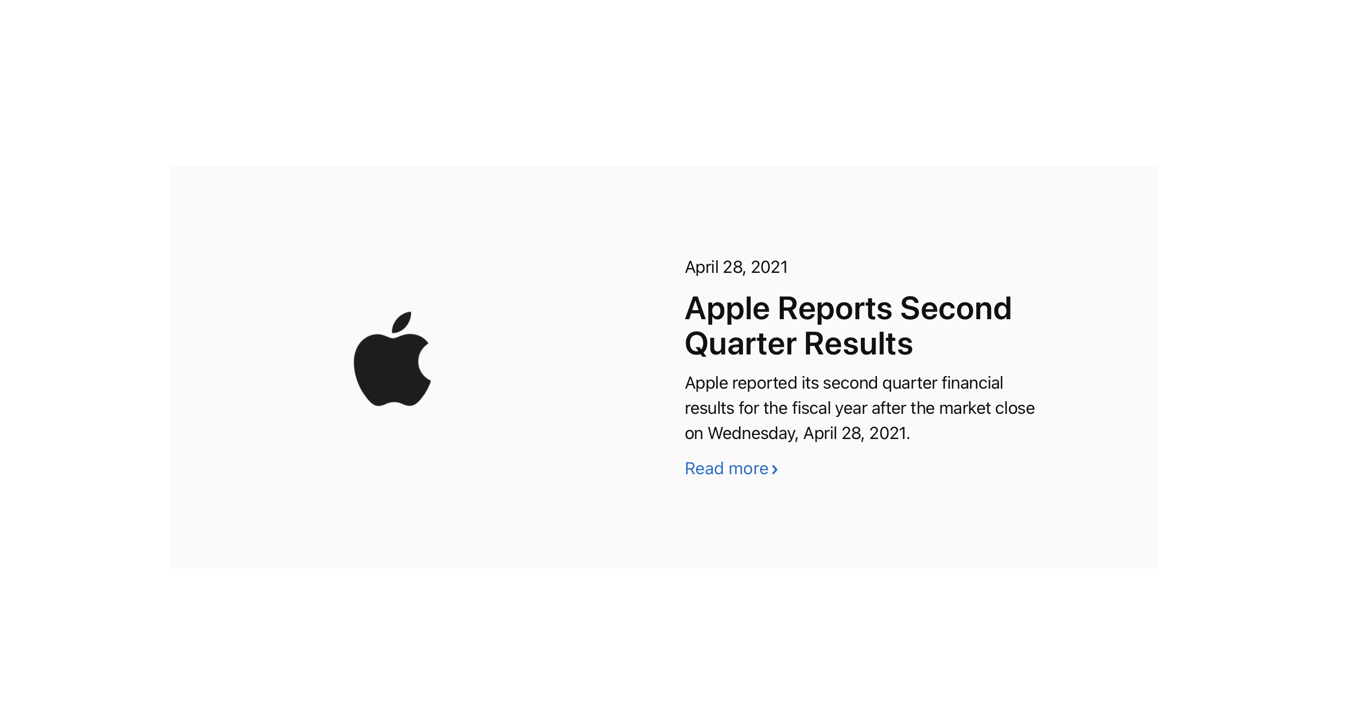 Apple Q2 Report