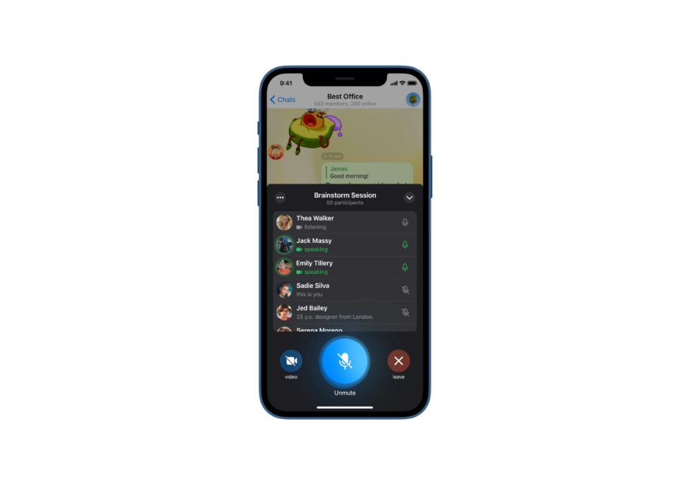 Telegram Video Chat