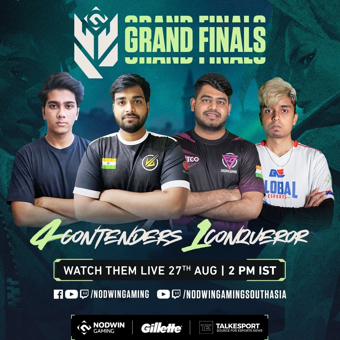 Grand Finale of Nodwin Gaming's VALORANT Conquerors Championship' 21to Stream Live From Aug 27-29