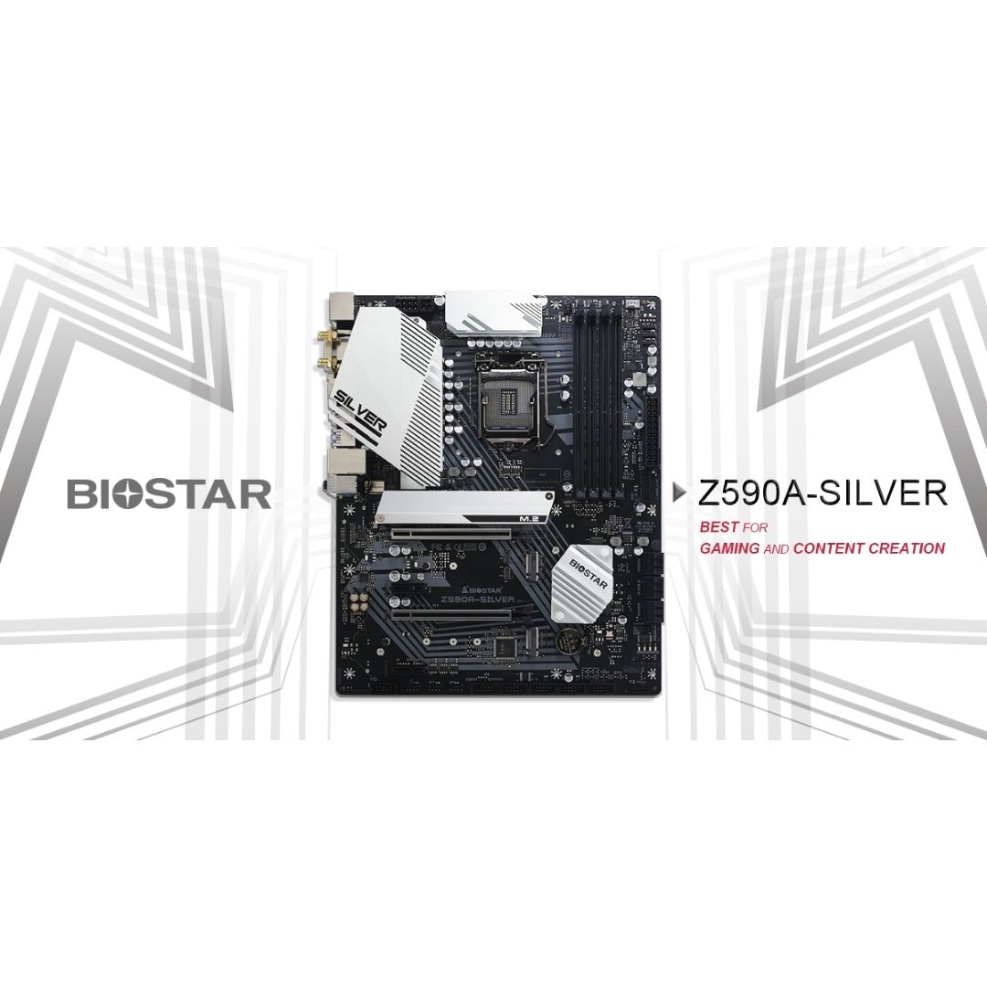 Biostar Announces The Latest Z590A-SILVER Motherboard