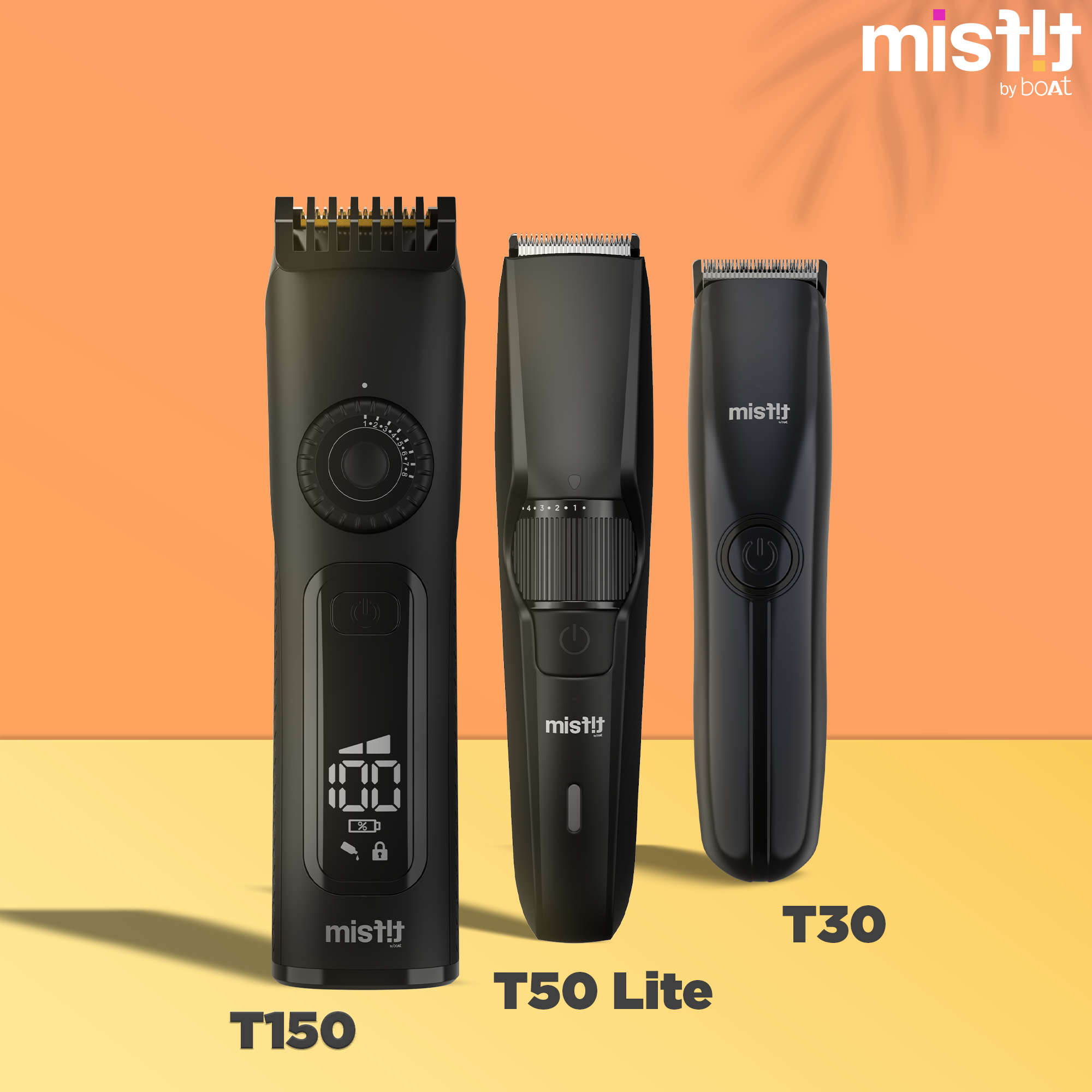 boAt launches their all-new Misfit T150, T50 Lite and T30 Trimmers-- Revolutionary, Smart Personal Groomers for Everyone