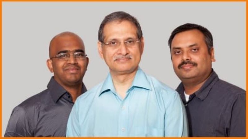 From L to R Chaitanya Chokkareddy, Chief Innovation Officer, CSN Murthy, Founder & CEO, Atul Sharma, Co-Founder & CTO