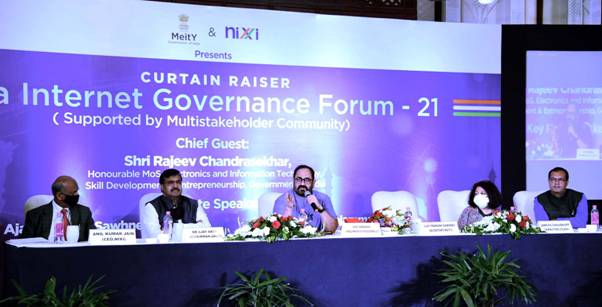 India Internet Governance Forum to be conducted in November,2021 to bring all stakeholders of internet governance on a single platform