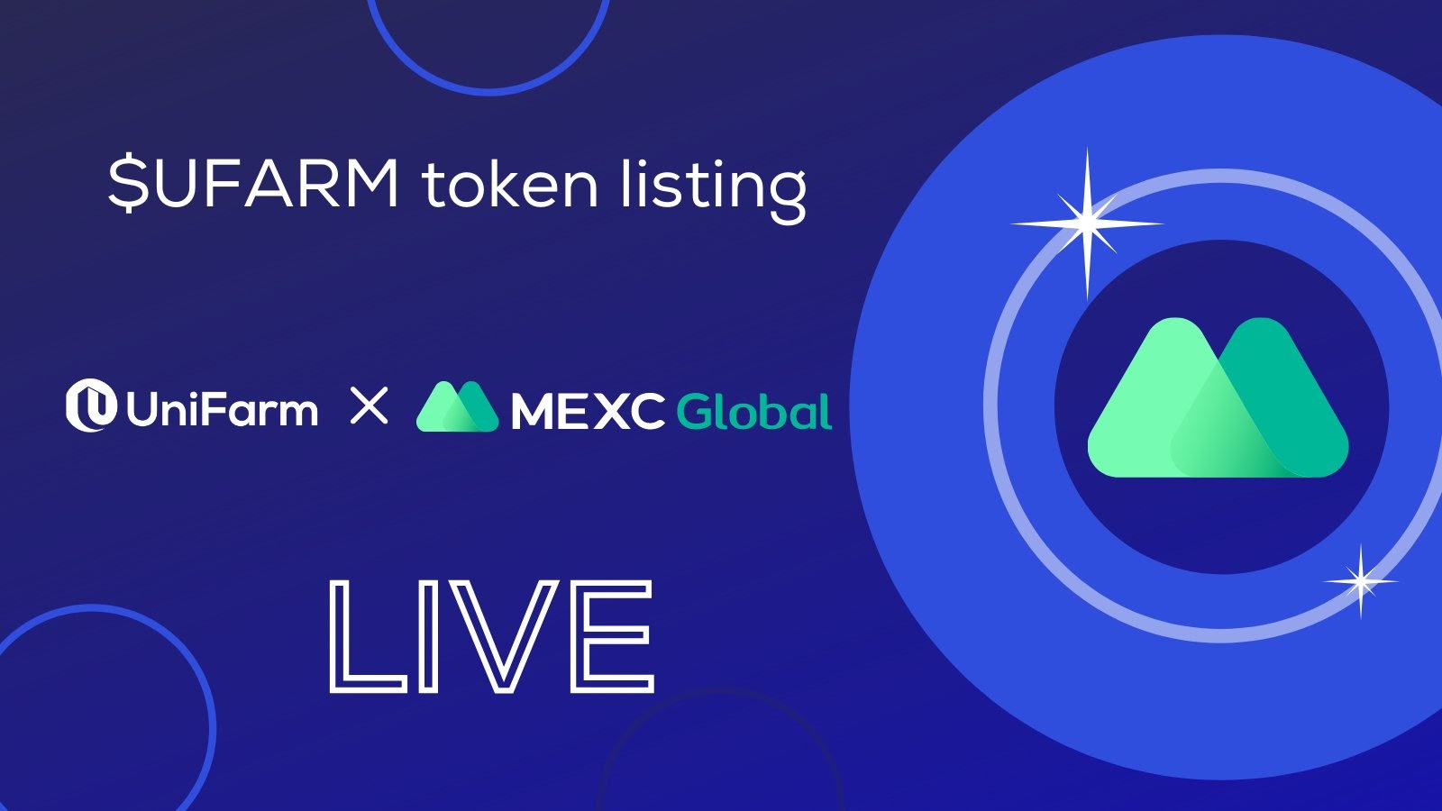 UniFarm Listed on MEXC Global Exchange