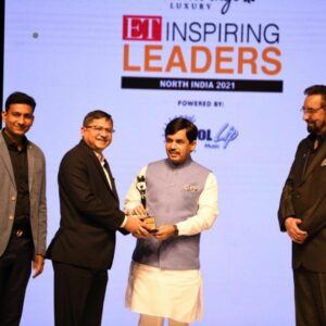 Mr. Vijay Gupta, Founder and CEO at SoftTech has recently won the ET Inspiring Leaders 2021, award