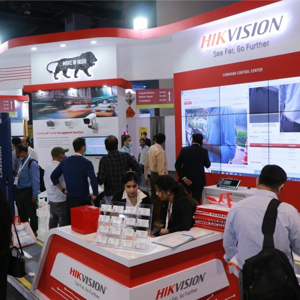 Hikvision India Booth at Trafficinfratech Expo 2021