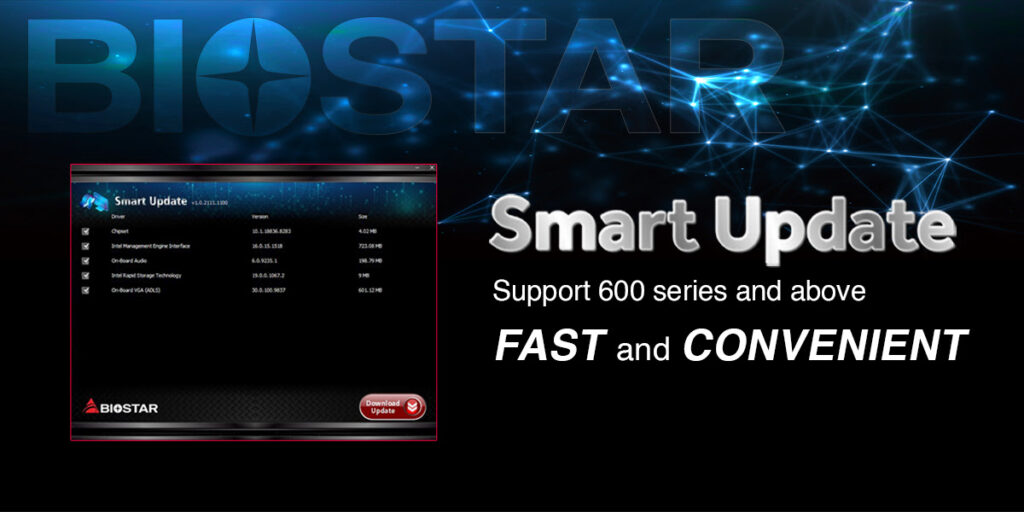 UPDATING BIOS AND DRIVERS MADE EASIER THAN EVER