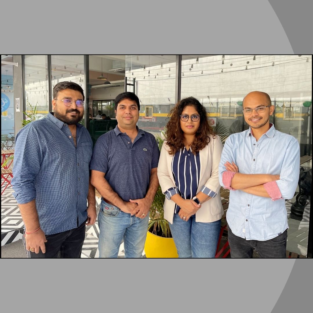 L-R Himanshu Gupta- Co Founder & Co- CTO, Punit Gupta- Co Founder & CEO, Swati Jindal- Co Founder & CMO and VR Deepak- Co Founder & Co- CTO, EasyEcom