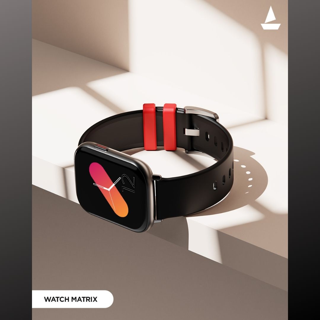 boAt launches ‘Matrix’ – Their first AMOLED Smartwatch