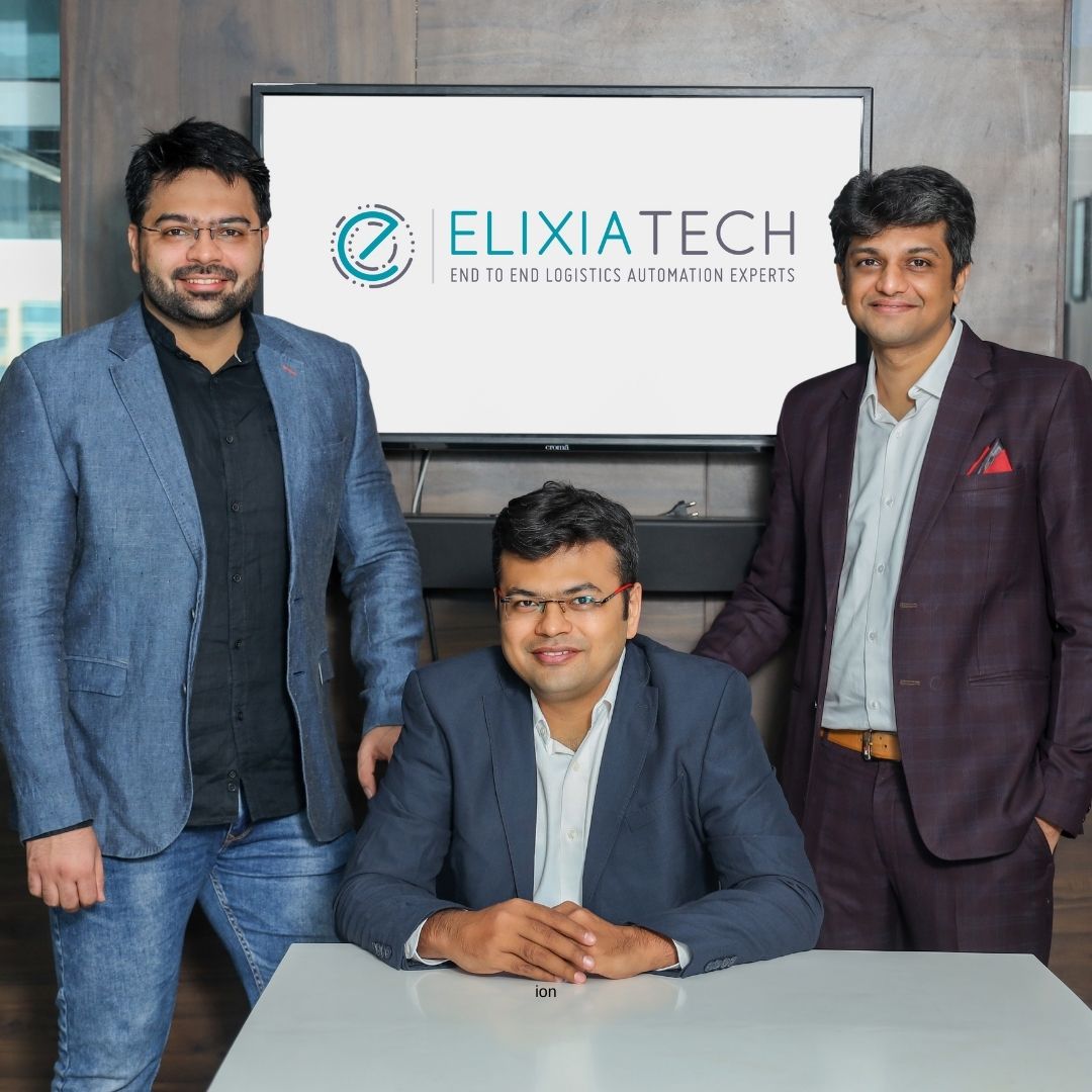 From Left to right- Mr Mihir Ravani, CEO Elixia ,Mr Sanket Seth Founder, Elixia, and Mr Mrudand Vora CTO, Elixia