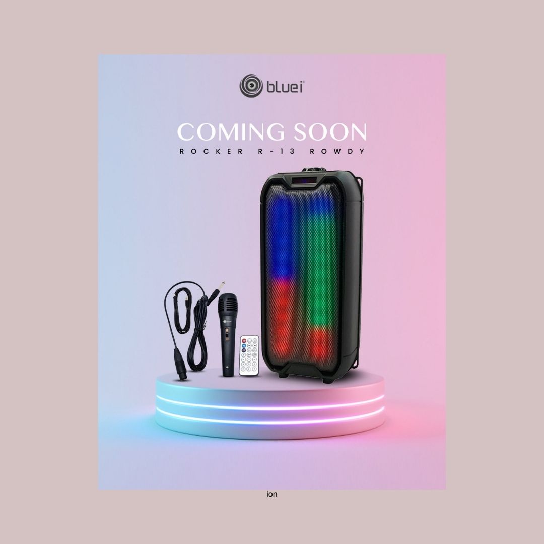 The stylist 'Bluei Rocker R13 Rowdy' speaker to Launch on 14th Feb in India