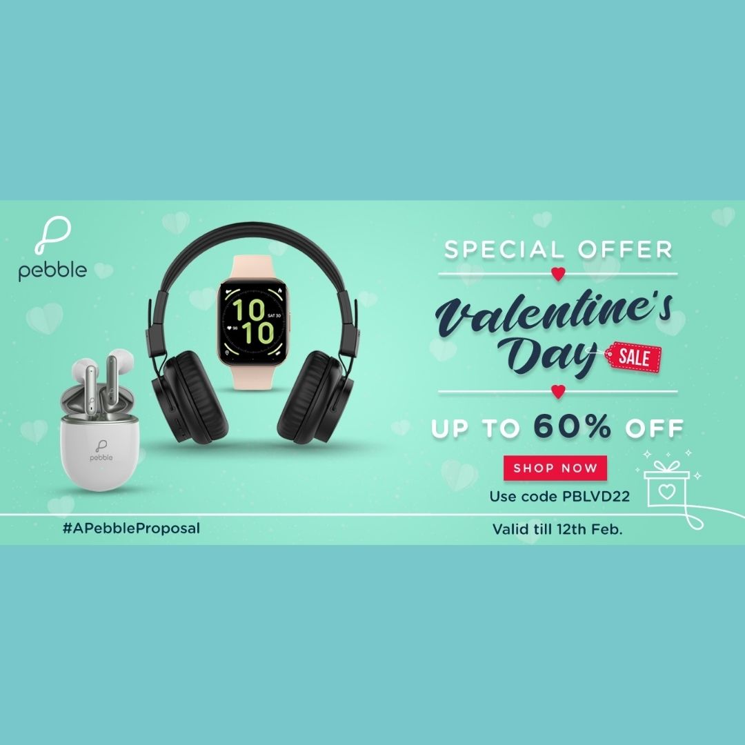 It’s raining discounts with Pebble’s Valentine’s Day sale