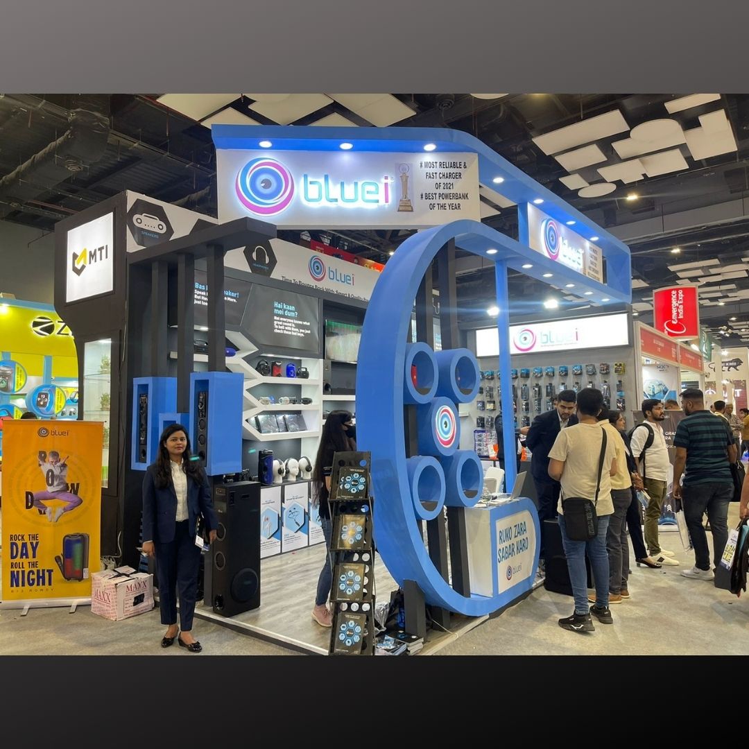 Bluei showcased their newly launched product at the 29th Convergence India Expo 2022