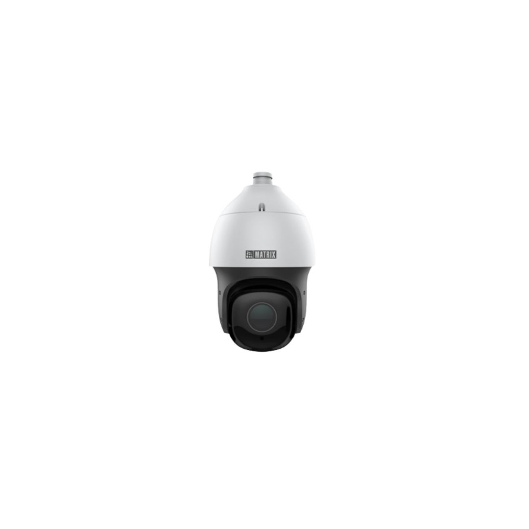 The scope of surveillance has moved beyond its traditional purpose. Surveillance is no longer just about managing the threat; it is about increasing productivity, managing connected spaces and deriving insights from the business. Simultaneously, the cost of surveillance is increasing day by day. Not just organizations but also public authorities are in need for surveillance devices to control public spaces that are heavily crowded. To solve these surveillance backdrops, Matrix offers its Pan-Tilt- and Zoom camera that has been designed for 360° surveillance. The cameras are a blend of performance and sturdy design. Powered using back-illuminated Sony STARVIS series sensors, the cameras offer superior image quality in low-light conditions. Apart from this, image enhancing technologies make sure the image clarity is constant in varying light conditions. Also, the cameras offer infrared sensors that provide night vision up to 200 metres. Next, the 360° Pan Range make sure that you can monitor large areas easily without the need for additional cameras. Again, offering optical zoom up to 33 times you can zoom into details with a single click. Finally, offering a sturdy built, the cameras can withstand external impacts (IK10 Certified). Likewise, they can withstand harsh weather conditions (IP67 - Ingress Protection) KEY FEATURES: 33x Optical Zoom and 16x Digital Zoom 1920 x 1080 Resolution True WDR (140dB) H.265 Video Compression Technology 256GB Edge Storage 8 Automatic Scans 500 Presets Intelligent Video Analytics
