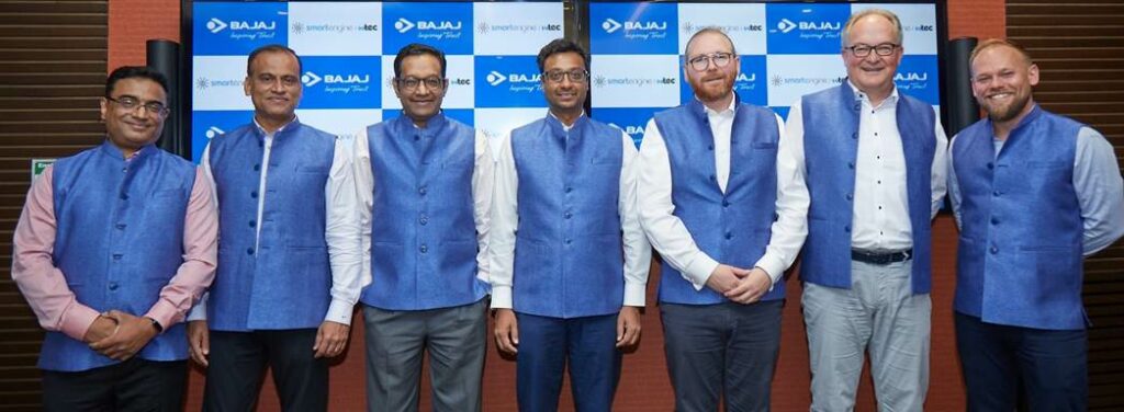 In the picture from L-R: EC Prasad (CFO- Bajaj Electricals Ltd.), Rajesh Naik (Head of Illumination Business - Bajaj Electricals Ltd.), Anuj Poddar (Executive Director - Bajaj Electricals Ltd.), Raghav Kanoria (Partner - Anchor Group), Daniel Massey (Managing Director – wtec), Doc Frank Schmitt (Managing Director – wtec) and Alex Klein (Director of Sales – wtec)