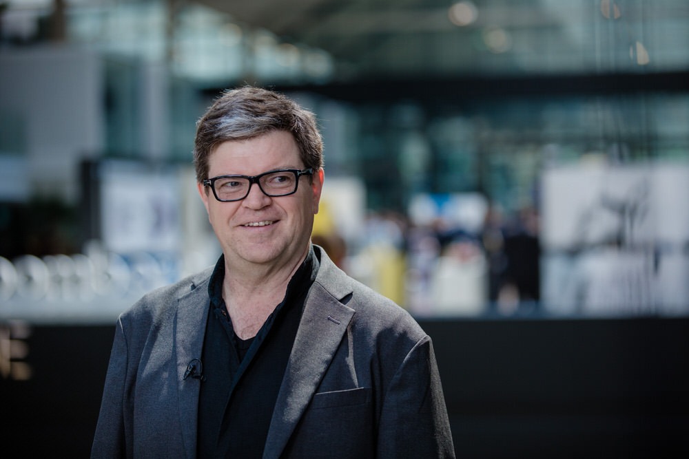 Yann LeCun addressing Meta press conference