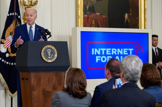 Prez Biden addressing a press conference