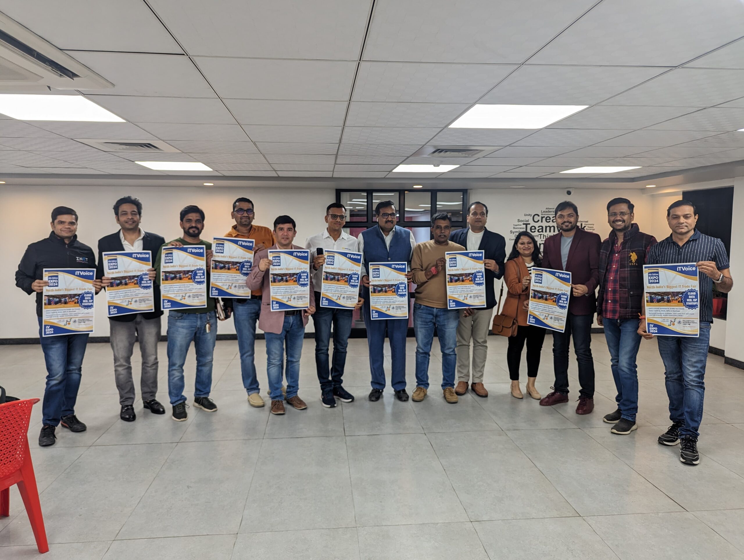 IT Voice Expo Poster Launch | Cloud & Software Solutions Provider