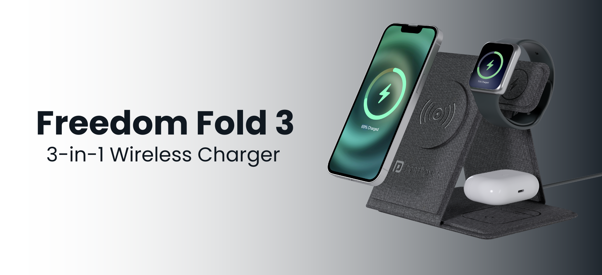 Portronics Launches Freedom Fold 3: A convenient 3-in-1 charger that saves space